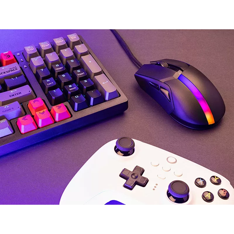 Rato Tracer 47416 Gamezone Cool preto RGB USB