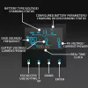Qoltec, Transformador de tensão, Inversor solar híbrido Off-Grid 4kVA 4kW 120A MPPT LCD Wi-Fi BMS Sinusoidal