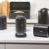 Conjunto de recipientes de cozinha Salter BW13729EU7 3 peças antracite – recipientes de armazenamento herméticos para a cozinha