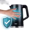 Chaleira elétrica IDEAL 1,7 l, caixa em aço, potência 1500 W, preto