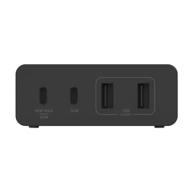 Carregador Belkin WCH010vfBK para interiores AC carregamento rápido 2 USB Type-C preto