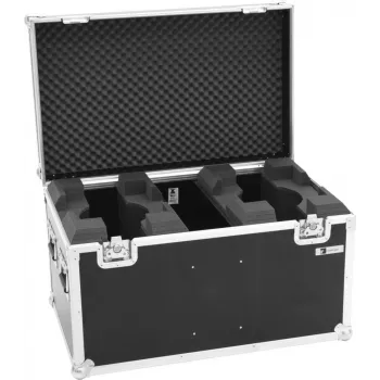 Flightcase Roadinger para 2x LED TMH-X7 Moving Head – capa de proteção para transporte