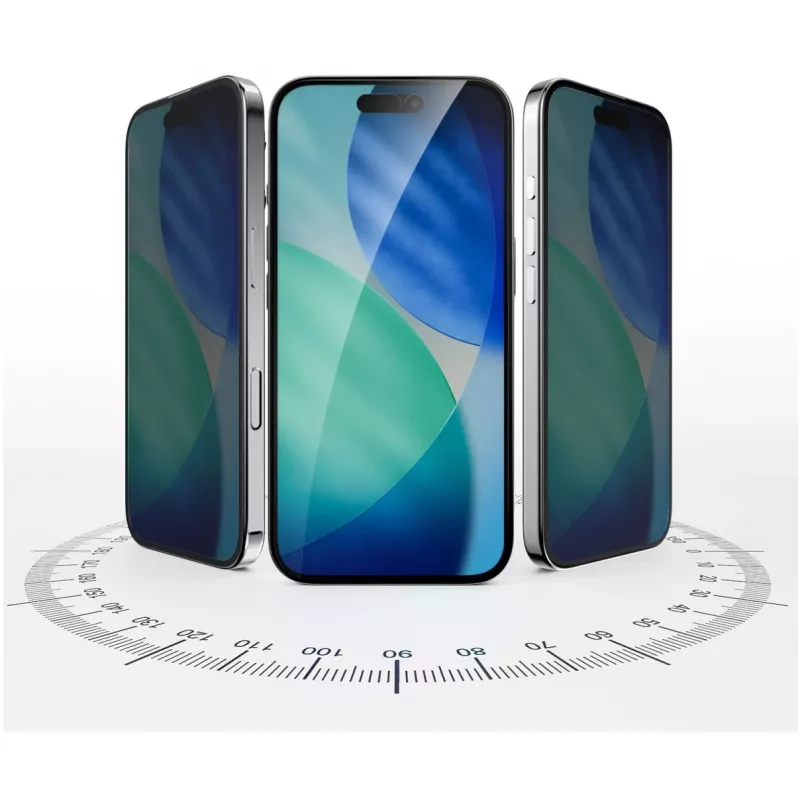 Película de proteção de privacidade 4smarts Second Glass para Apple iPhone 17 Vidro temperado