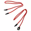 Corsair CC-8900254 Premium Sleeved cabo SATA, SATA (M) para SATA (M), 60 cm, vermelho (2 un.)