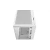 Caixa para PC DeepCool CG580 4F V2 Midi Tower branca — ATX, vidro temperado, 3 ventoinhas laterais de 120 mm, suporte para radiador lateral de 360 mm