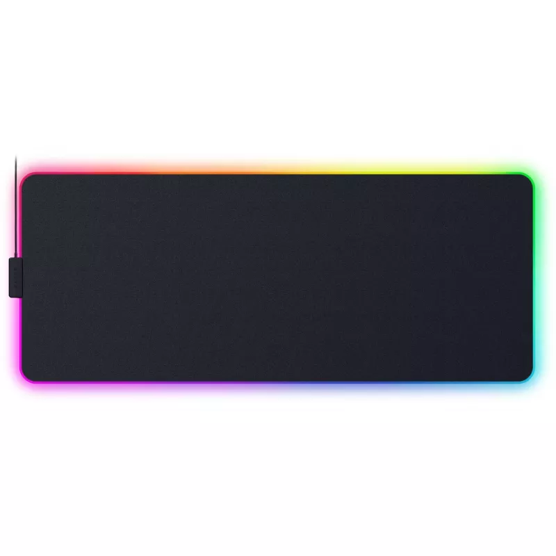 Tapete de rato Gaming Razer Strider Chroma – superfície de poliéster, 370×900 mm, preto, retroiluminação multicolorida