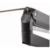 Suporte de monitor de secretária GEMBIRD MA-DA3-03, 3 braços, mola a gás, VESA 75–100x100, suporta 3 ecrãs até 27 polegadas, máx. 18 kg, preto