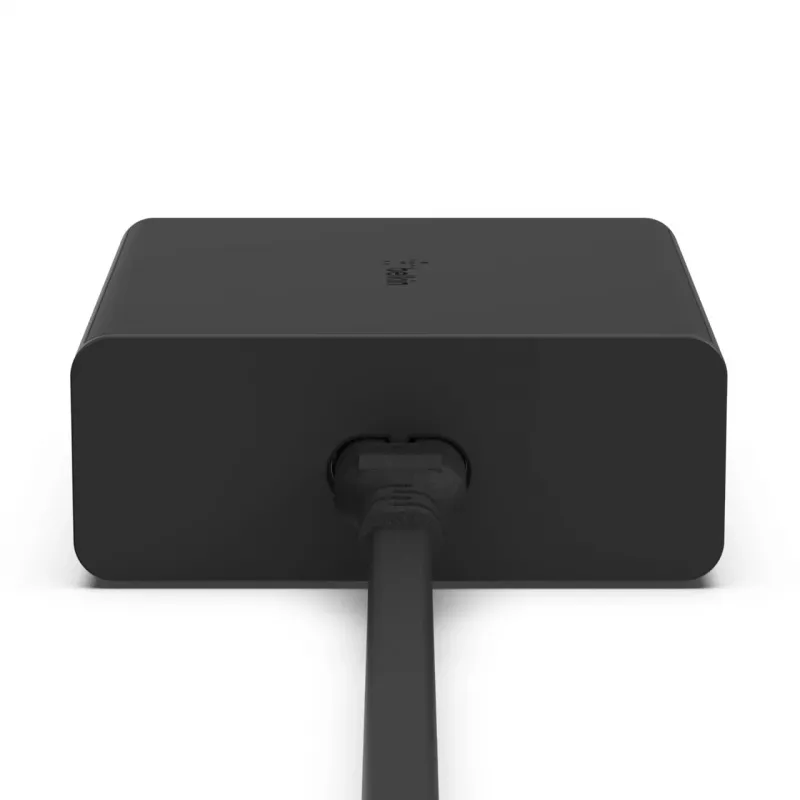 Carregador Belkin WCH010vfBK para interiores AC carregamento rápido 2 USB Type-C preto