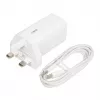 iBOX C-65 branco, carregador universal GaN 65W ficha UK