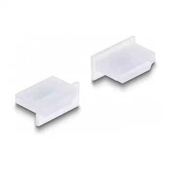 Cobertura para cabo DeLOCK 64169 HDMI A conector fêmea sem puxador transparente 10 unid.