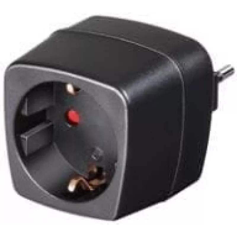 Adaptador de rede/inversor Brennenstuhl 1508470 – para interiores, entrada 250 V, 10 A, preto