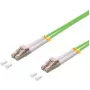 Logilink - Cabo de patch - LC/UPC multimodo (macho) para LC/UPC multimodo (macho) - 20 m - fibra ótica - 50/125 micrómetros - OM5 - sem halogéneos - verde-claro (FP5LC20)