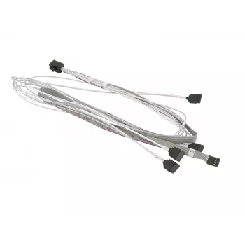 SuperMicro CBL-SAST-0591, 4x SATA para SFF-8643 Crossover, 75 cm com SB, 30AWG (CBL-SAST-0591)