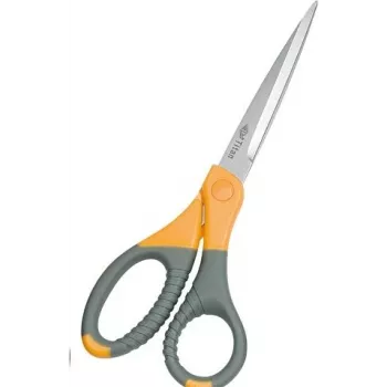 Tesoura de corte reto WEDO 985 8 cinzento amarelo