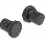 DeLOCK conector de encastrar USB 2.0 Type Micro-B para USB 2.0 Type Micro-B preto