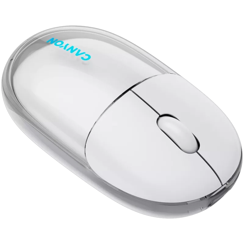 Rato CANYON OnClick 24 BT/ sem fios transparente/branco