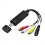 Placa de captura USB 2.0 A/V LogiLink. USB A macho para 3xCinch + MiniDIN5 fêmea. Preto