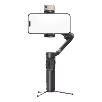 Gimbal de 3 eixos para smartphone Hohem iSteady V3 Kit — preto, leve, estabilização de 3 eixos