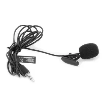 Microfone com clipe Esperanza EH178 preto