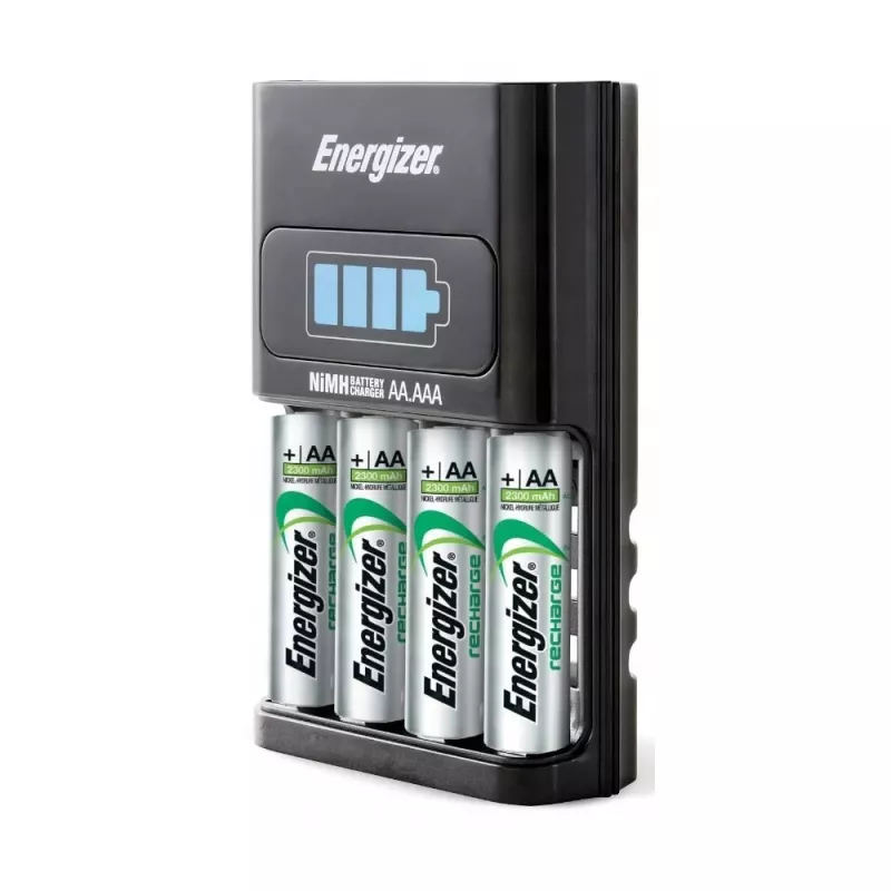 Carregador de bateria Ni-MH Energizer 1 hora + 4 x R6/AA 2300 mAh