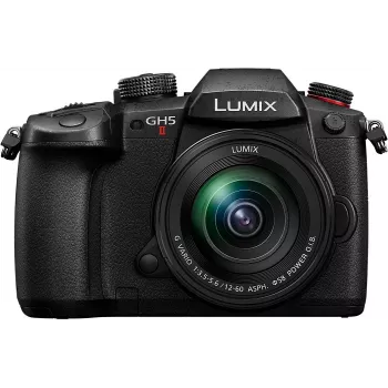 Panasonic Lumix GH5M2 + FS12060 conjunto de câmara SLR 20,33 MP Live MOS 5184 x 3888 píxeis preto (DC-GH5M2ME)
