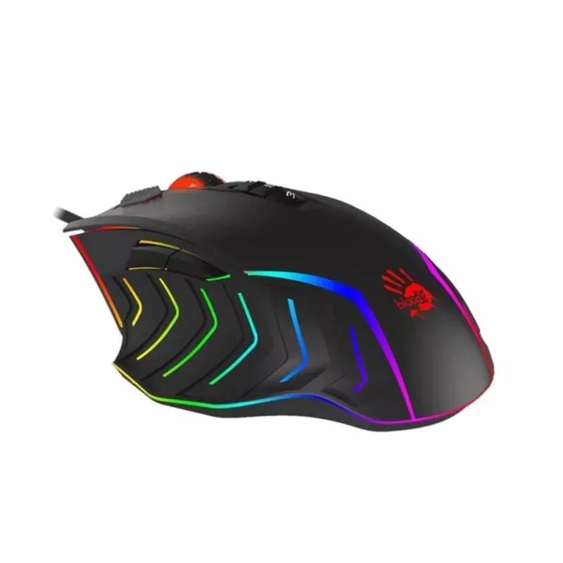 Rato A4Tech Bloody J95S Stone preto USB (ativado) A4TMYS47300