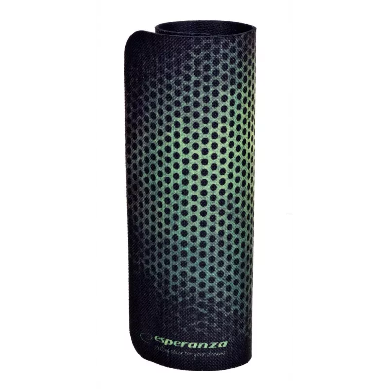 Tapete de rato ESPERANZA EGP102G — tapete gaming de borracha 300×240 mm, 3 mm, verde/preto, antiderrapante