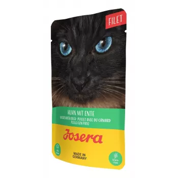 JOSERA Filet frango com pato - alimento húmido para gatos - 70 g