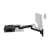 Suporte de teclado Ergotron LX Pro Wall braço de teclado preto alumínio