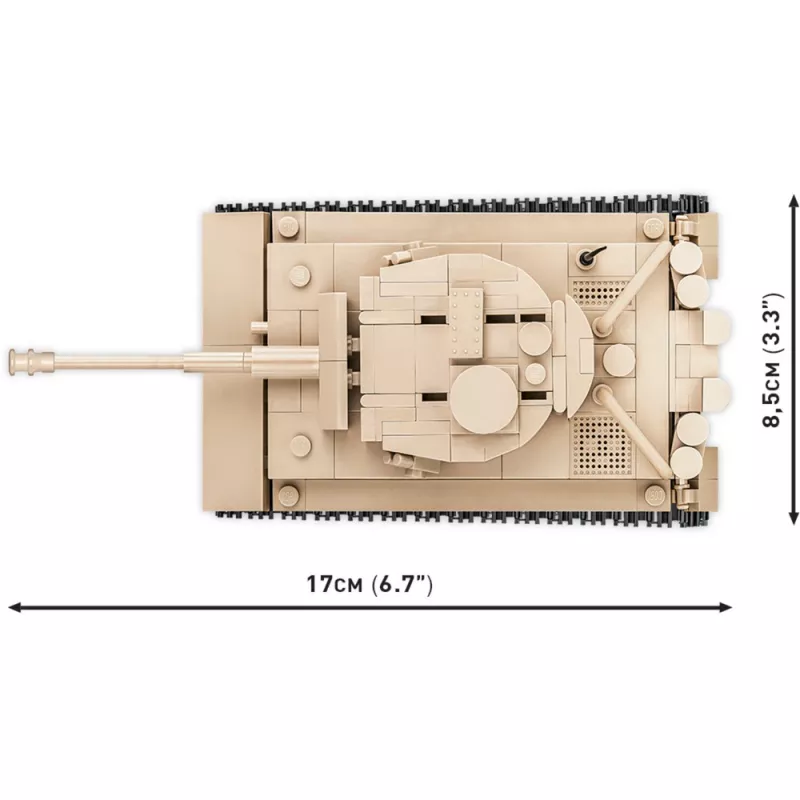 Cobi Escala 1:48 PzKpfw VI Tiger 131 Kit de montagem