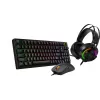 Conjunto gaming Yenkee YGS 03 ECLIPSE 3-em-1 (teclado, rato, headset)