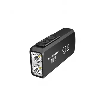 Lanterna de mão Nitecore TIP2 — 720 lm, iões de lítio, 55 h de autonomia, 38,3 g, preto