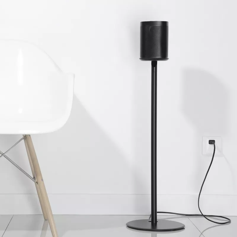 Suporte de chão MACLEAN MC-841 para uma coluna Sonos, altura ajustável, base estável
