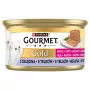 Purina Gourmet Gold Kitten vitela mousse ração húmida para gatos 85 g