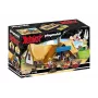 Playmobil 71266 Asterix: cabana de Verleihnix Verleihnix e a sua mulher Bakteria figuras de coleção Asterix colecionadores e fãs diversão de role-play
