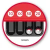 Jogo de tabuleiro BRIO da Ravensburger — jogo de flippers, 5 peças, 522×339×117 mm