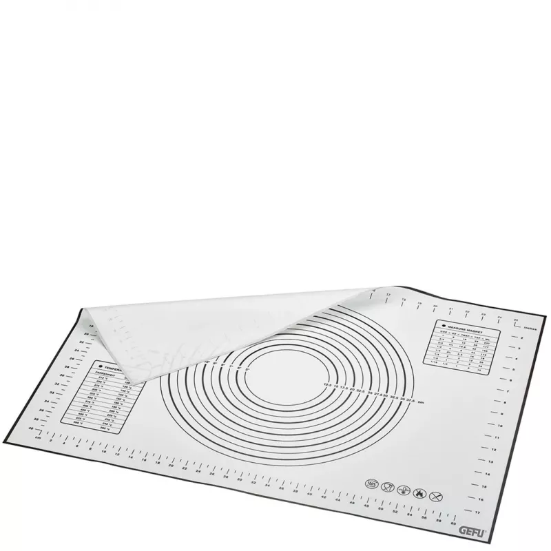 Tapete de cozinha GEFU PAD — Silicone, marfim, 500 × 700 mm