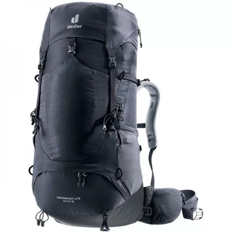 Deuter Aircontact Lite 45+10 SL mochila de caminhada mulher preta