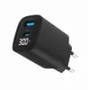 Carregador móvel Gembird TA-UC-PDQC30LCD-BK-01 carregamento rápido preto