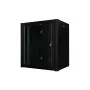 Rack de montagem na parede 19 polegadas 12U Pro 600 x 450 x 645mm - preto