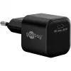 Conjunto de carregamento USB-C GOOBAY 74774 – carregador de 65 W com cabo USB-C têxtil de 1 m
