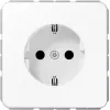 Caixa de embutir JUNG CD 1520 WW, caixa de ligação de embutir para tomadas tipo F, branco