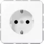 Caixa de embutir JUNG CD 1520 WW, caixa de ligação de embutir para tomadas tipo F, branco