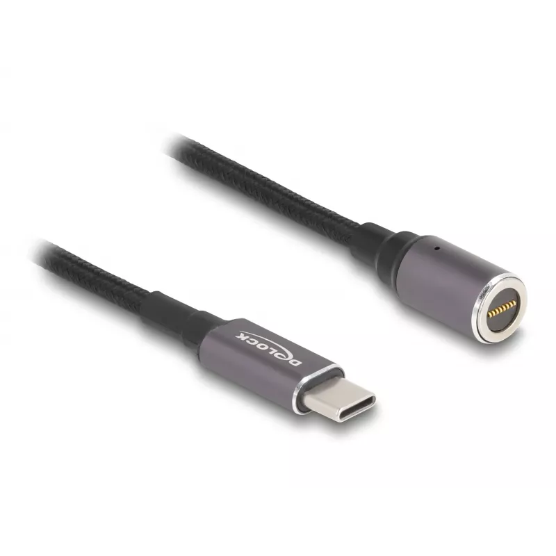 Cabo de alimentação DeLOCK 80781 0,15 m USB-C 8 pinos 20 V