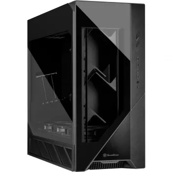 ALTA F2, caixa Big-Tower preta, vidro temperado