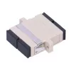Adaptador de fibra ótica Extralink SC/UPC multimodo duplex, conector fêmea–conector fêmea, cinzento