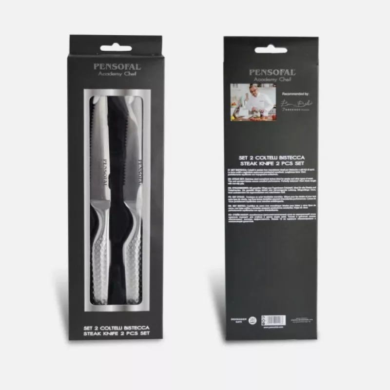 Faca de cozinha Pensofal Academy Chef faca de bife conjunto de 2