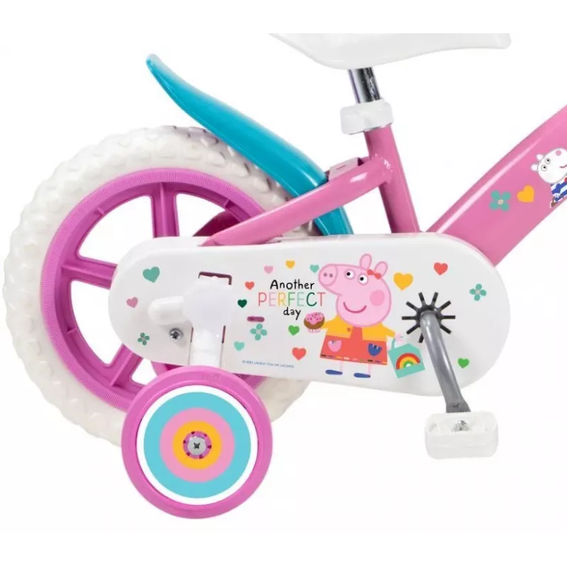 Bicicleta infantil Toimsa modelo 1195 Peppa Pig 12 polegadas rosa — roda de 12 polegadas, bicicleta infantil
