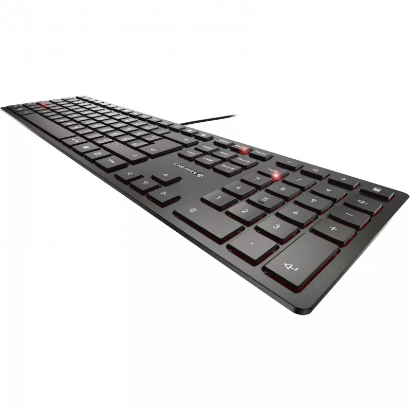 CHERRY KC 6000 Slim teclado universal USB QWERTZ alemão preto