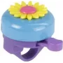 Campainha de bicicleta FISCHER 85831, design floral, 80 mm de diâmetro